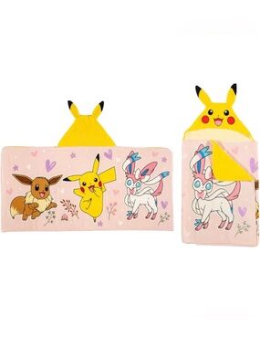 Pokemon Hooded Bath Beach Towel